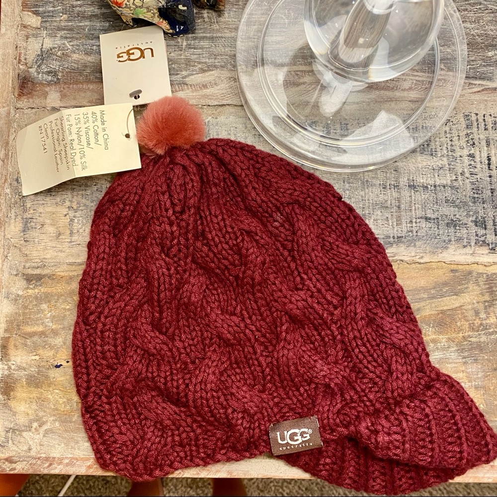 UGG red winter hat! New with tags